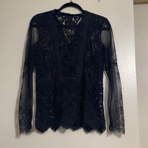 Lucky Brand Tops - Lucky Brand lace longsleeve top